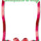 Free Ms Word Christmas Borders – Colona.rsd7 With Word Border Templates Free Download