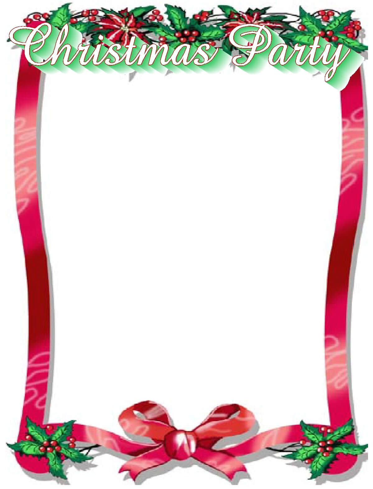 Free Ms Word Christmas Borders – Colona.rsd7 With Word Border Templates Free Download