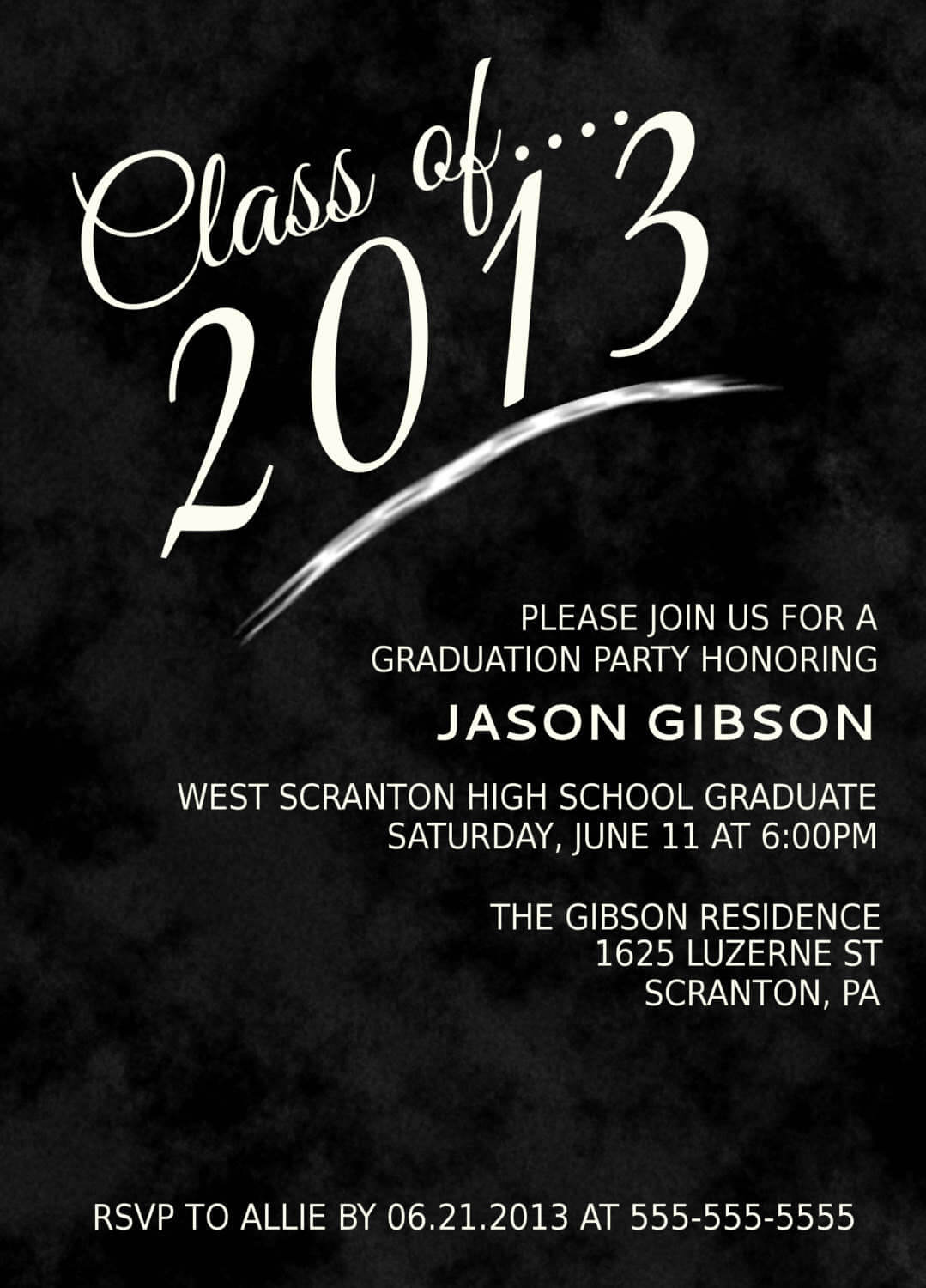 Free Party Templates For Word Graduation Party Invitation Inside Graduation Party Invitation Templates Free Word
