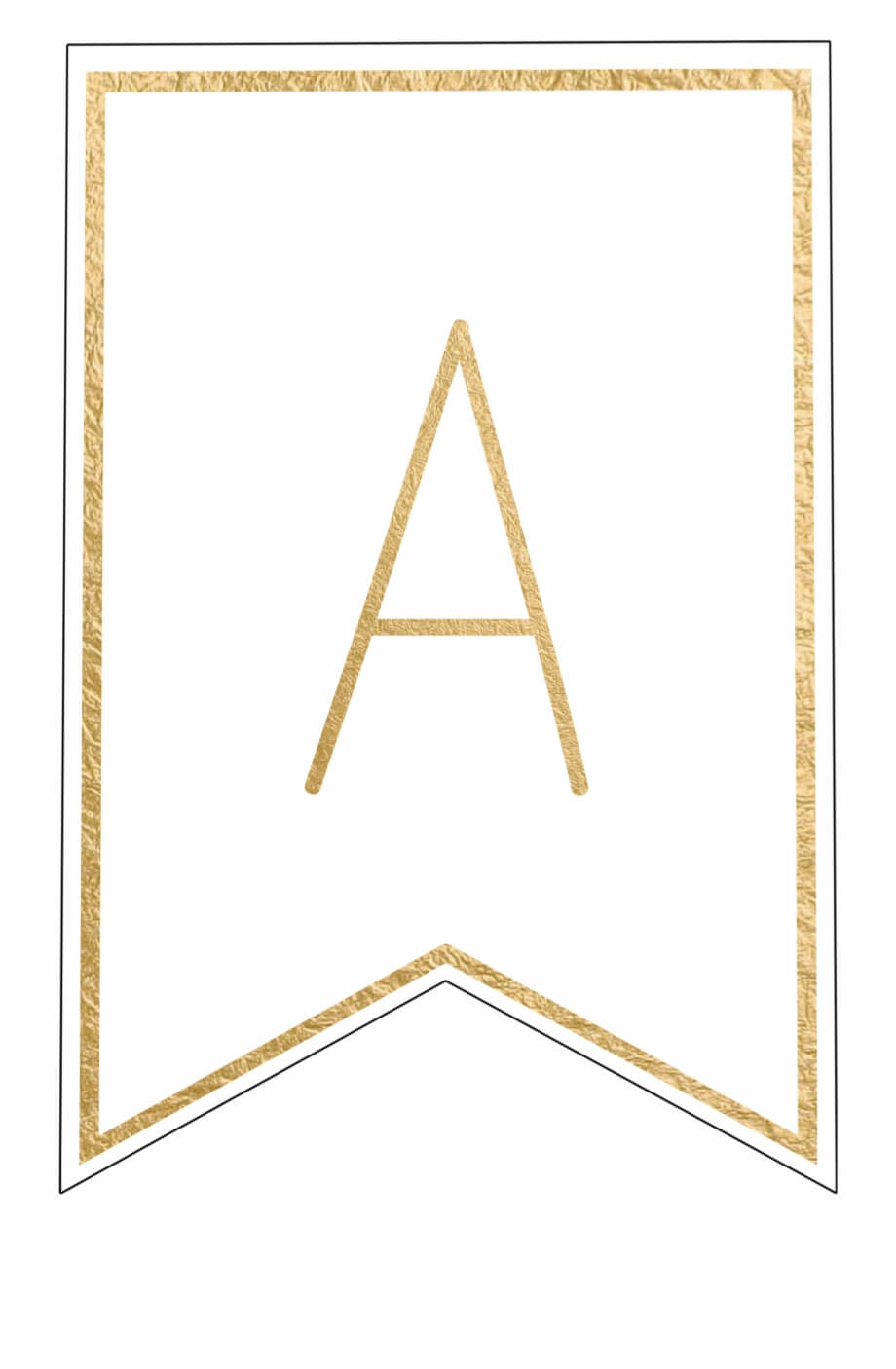 Free Printable Banner Letters Template – Letter Png Gold For Printable Letter Templates For Banners