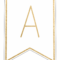 Free Printable Banner Letters Template - Letter Png Gold within Free Letter Templates For Banners
