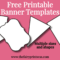 Free Printable Banner Templates – Blank Banners For Diy In Printable Banners Templates Free