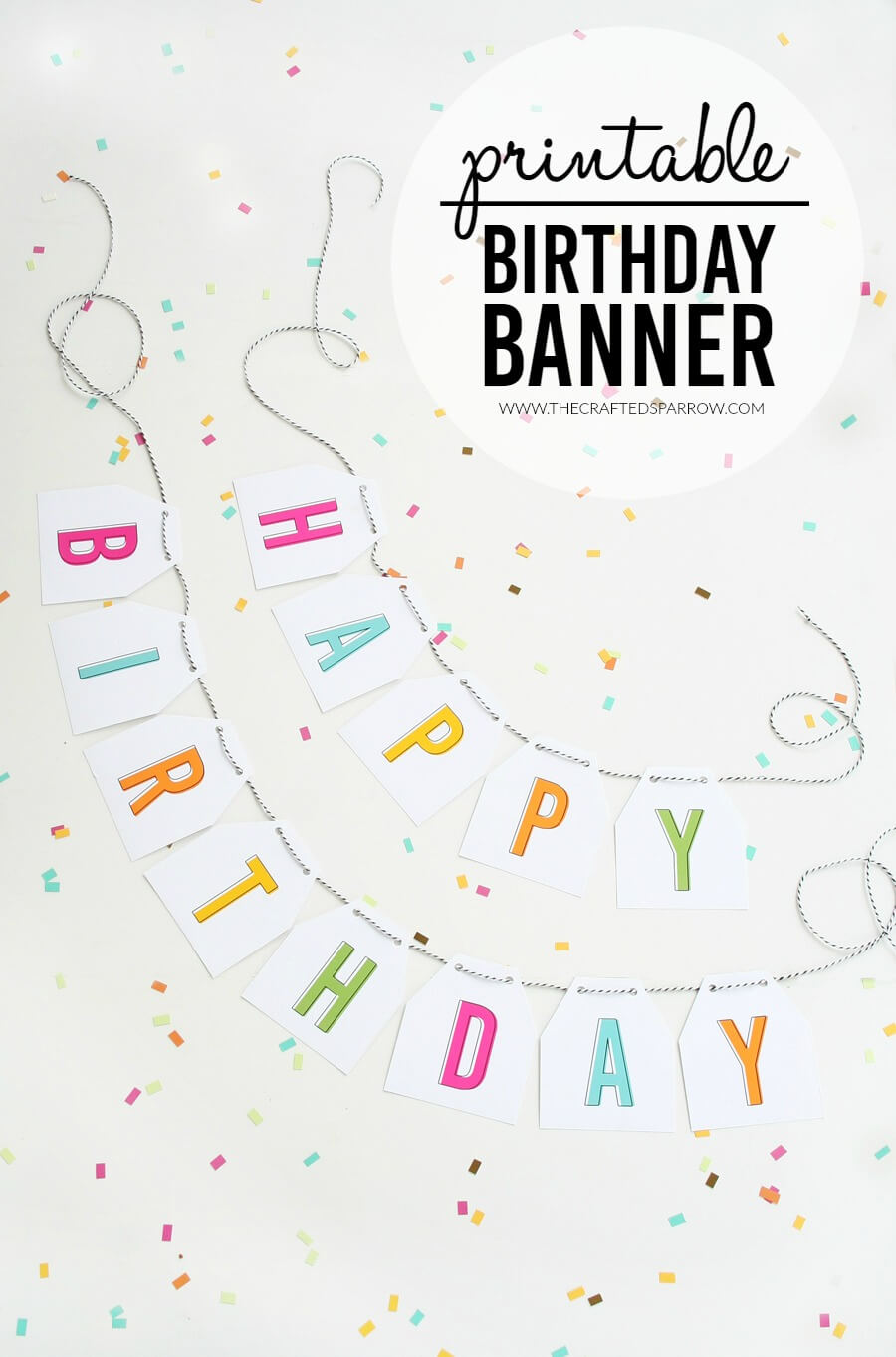 Free Printable Birthday Banners – The Girl Creative Pertaining To Free Printable Happy Birthday Banner Templates