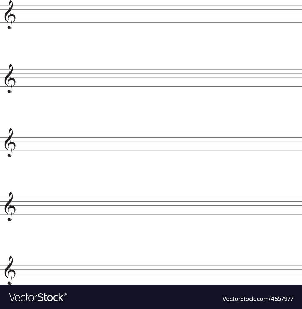 Free Printable Blank Music Sheets - Colona.rsd7 Inside Blank Sheet Music Template For Word