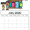 Free Printable Calendar Templates 2020 For Kids In Home With Blank Calendar Template For Kids