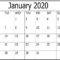 Free Printable January 2020 Calendar Word Template – Free Regarding Blank Word Wall Template Free