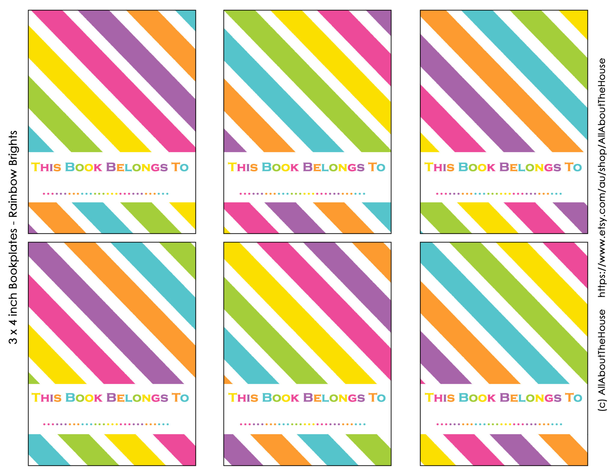 free-printable-rainbow-bookplate-labels-all-about-planners-throughout
