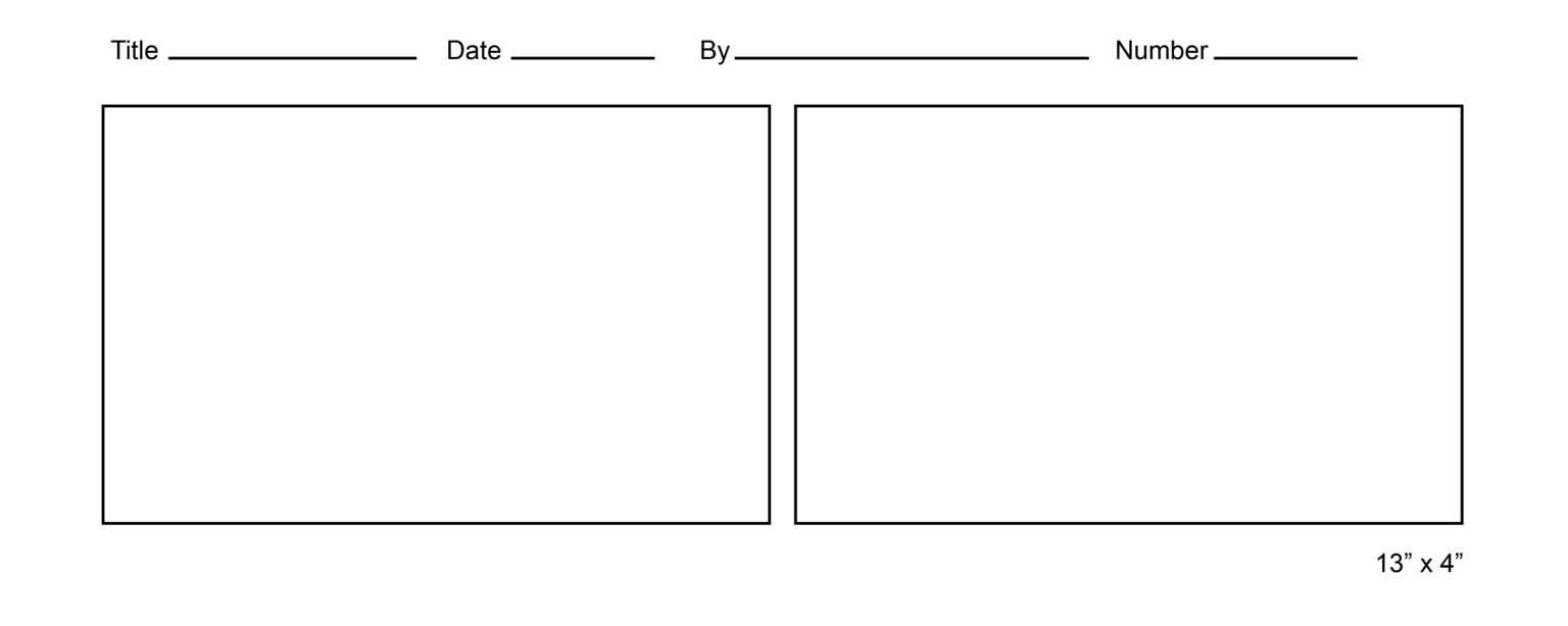 Free Printable Storyboard Template Download Free Clip Art Inside 