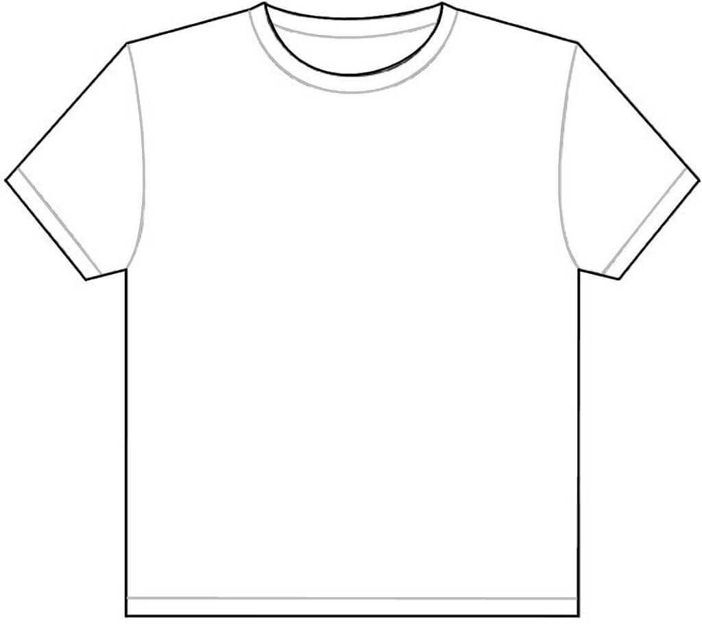 Free Printable T Shirt Template, Download Free Clip Art With Printable Blank Tshirt Template