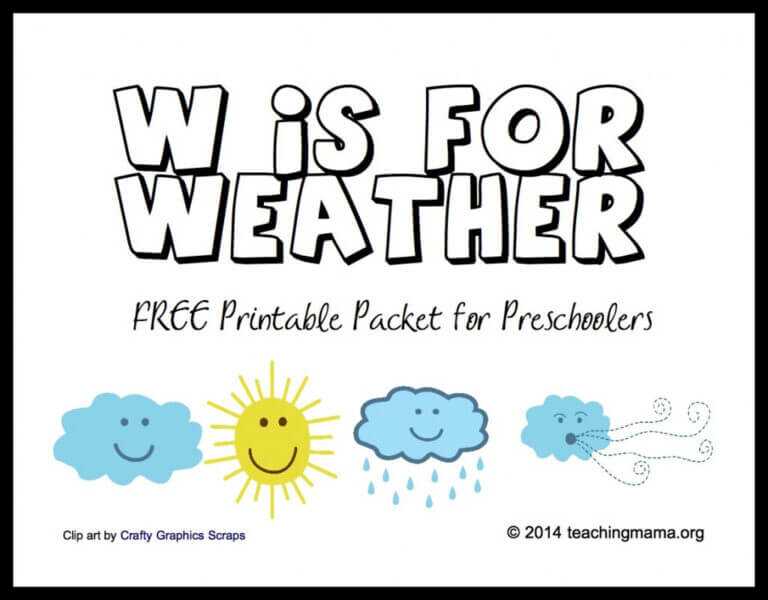 free printable weather activities for kids true aim regarding kids