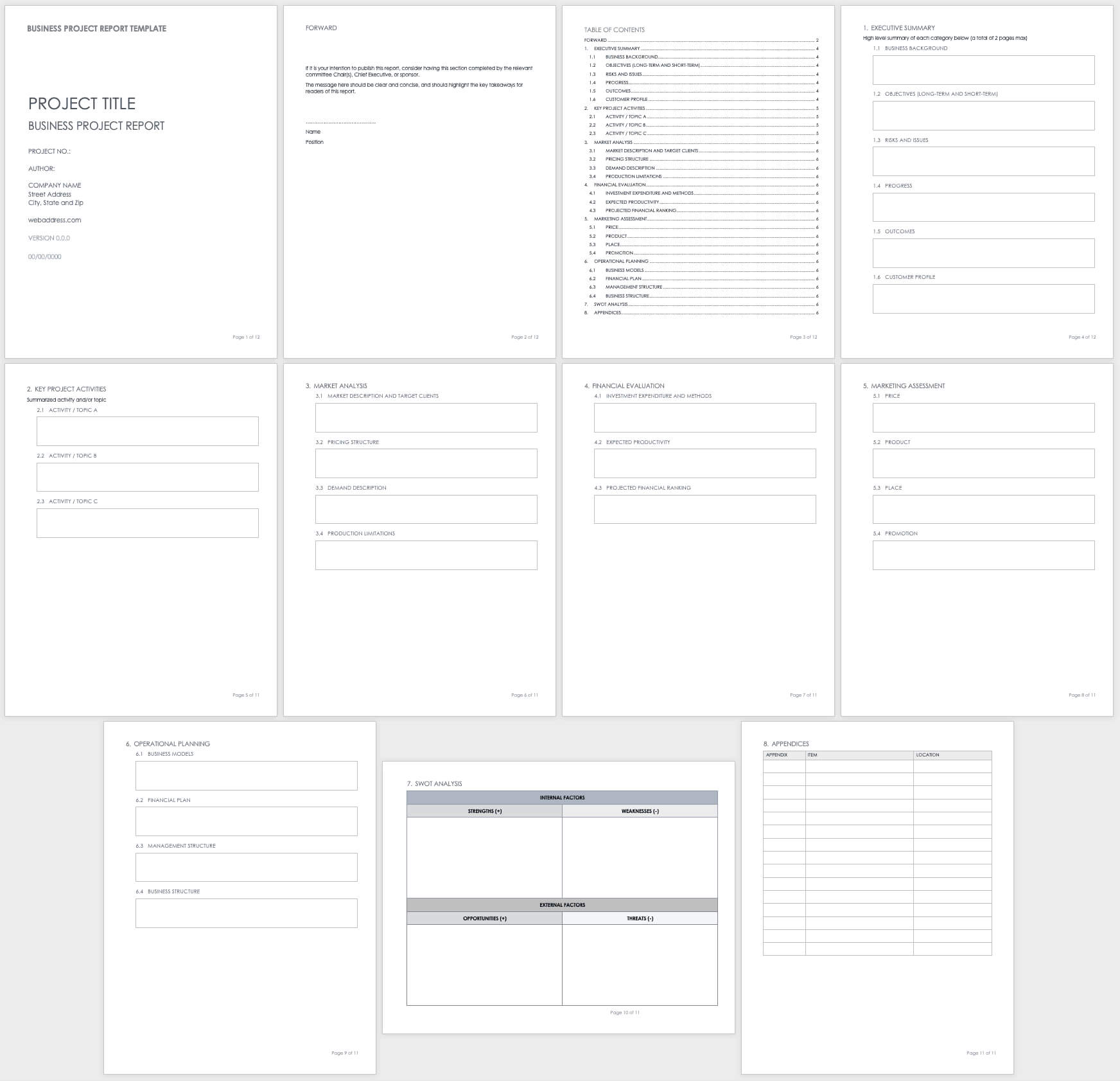 Free Project Report Templates | Smartsheet With Project Management Final Report Template