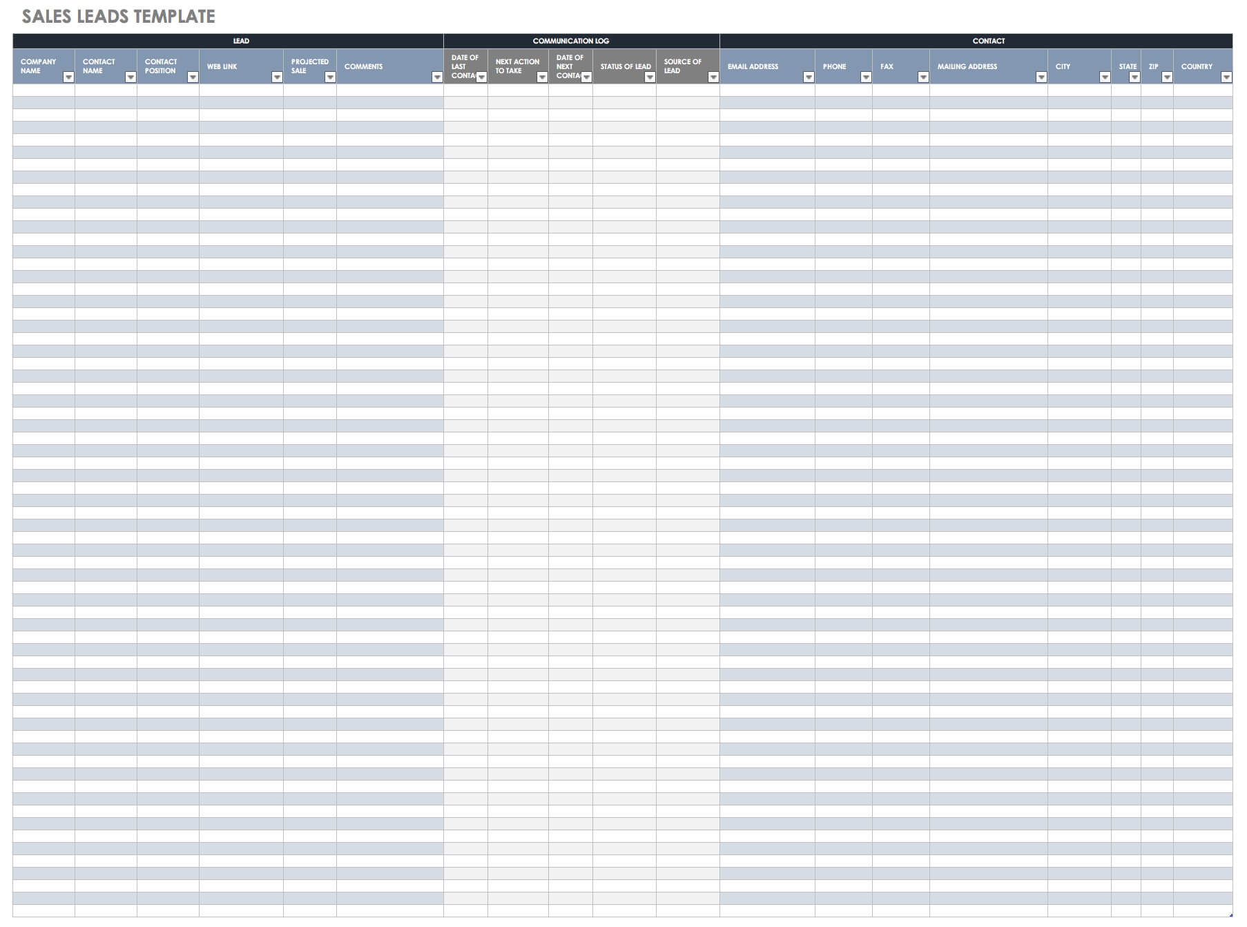 Free Sales Pipeline Templates | Smartsheet With Regard To Excel Sales Report Template Free Download