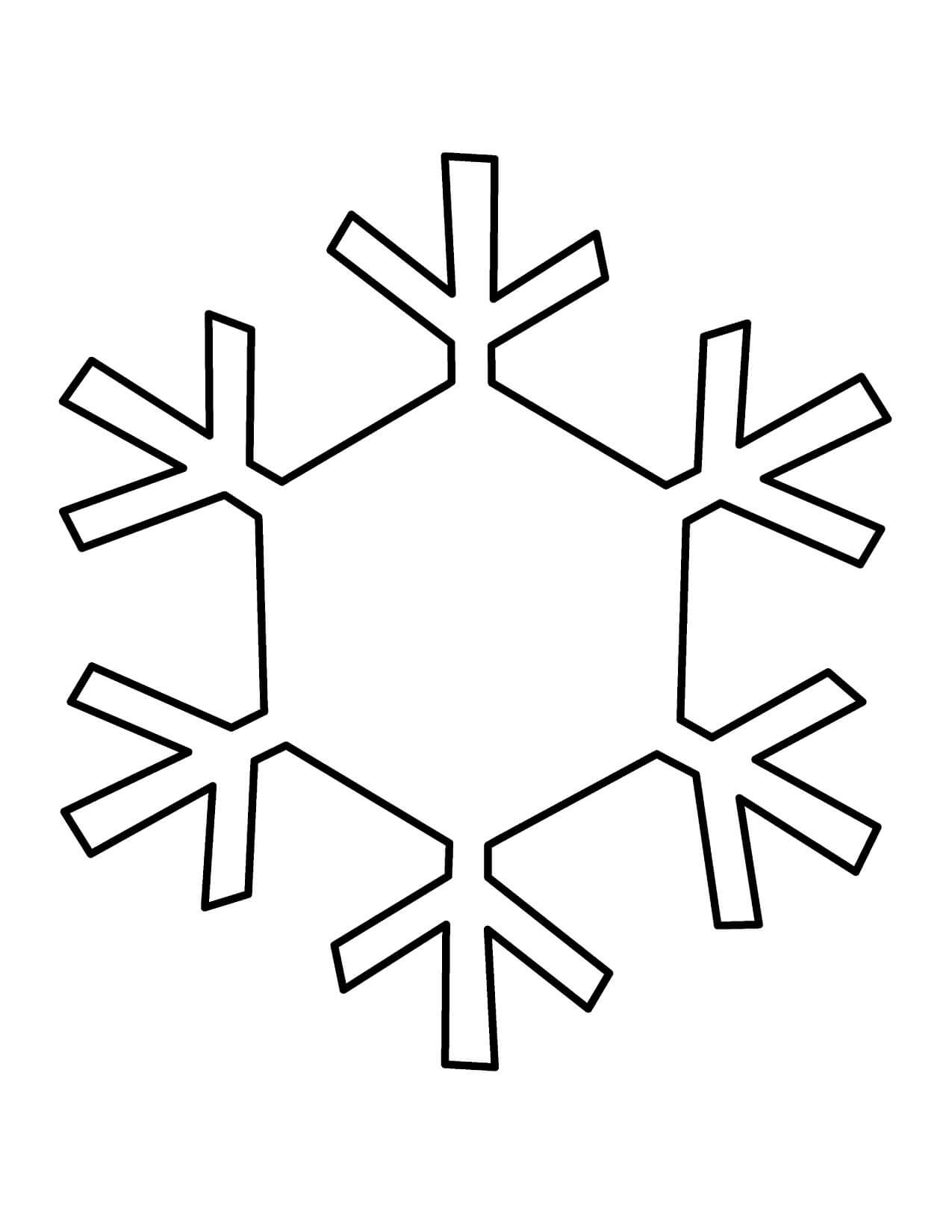 Free Snowflake Line Art, Download Free Clip Art, Free Clip Inside Blank Snowflake Template