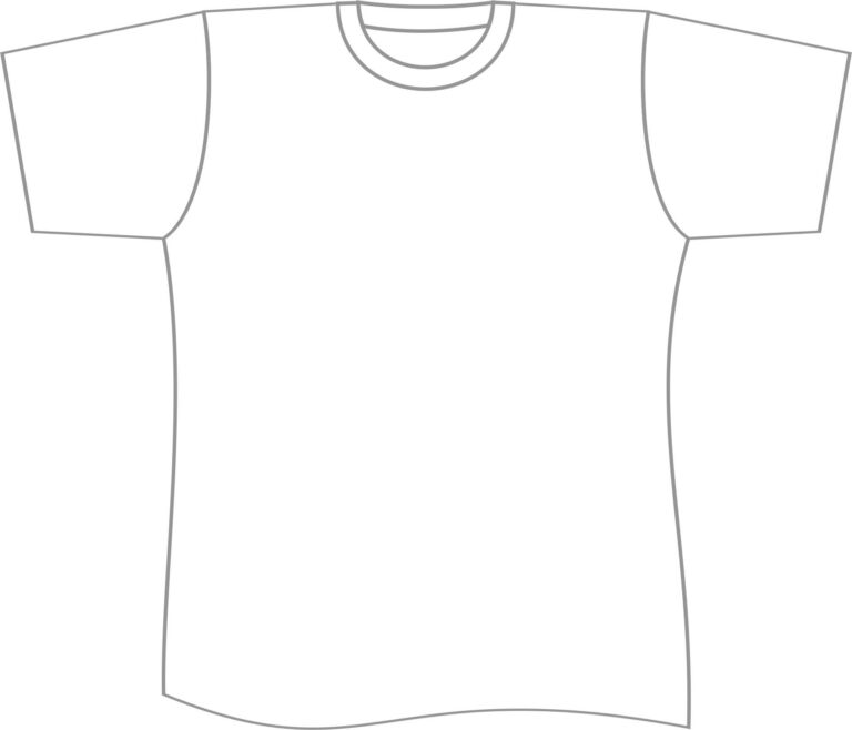 Free T Shirt Template Printable, Download Free Clip Art Inside Blank ...