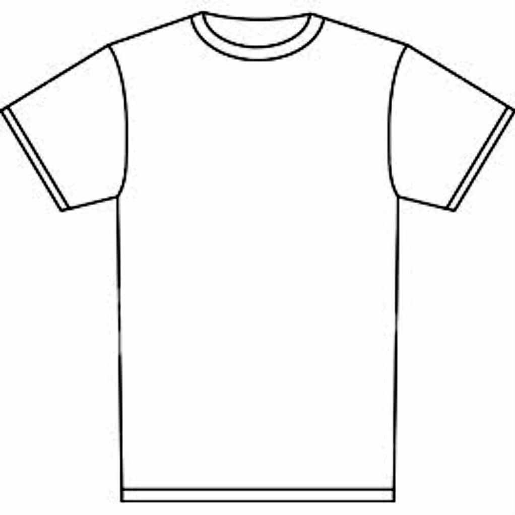 Free Printable Blank T Shirt Template - Printable Templates