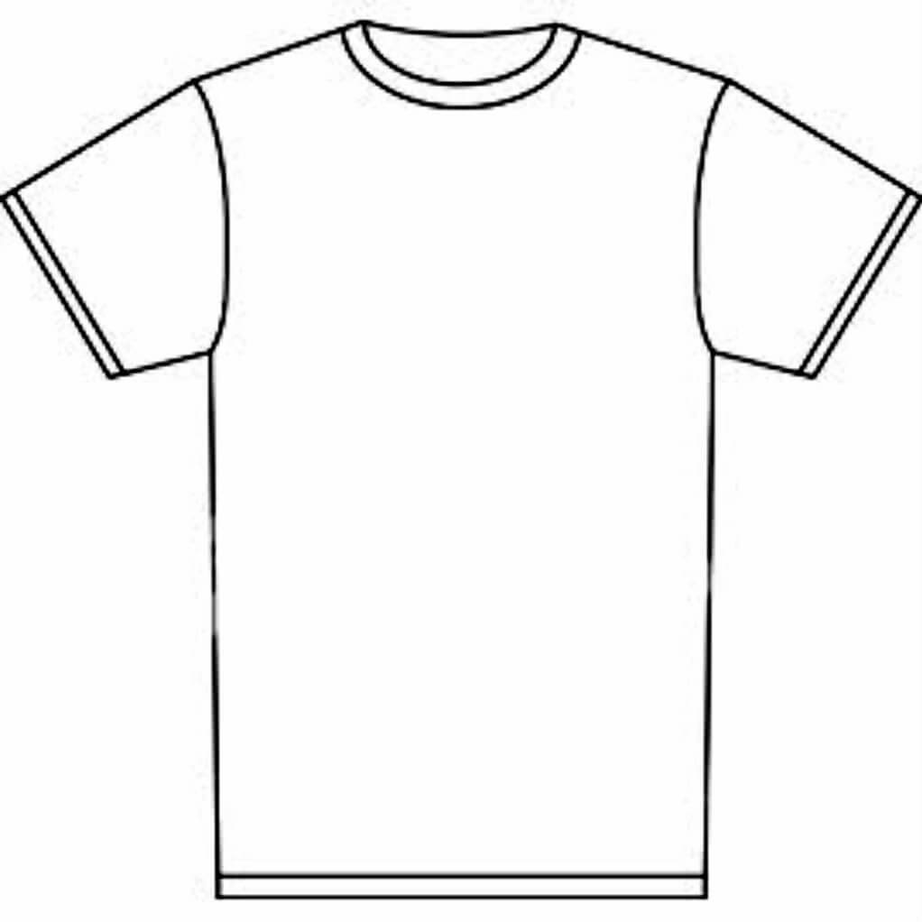 Free Printable Blank T Shirt Template Printable Templates
