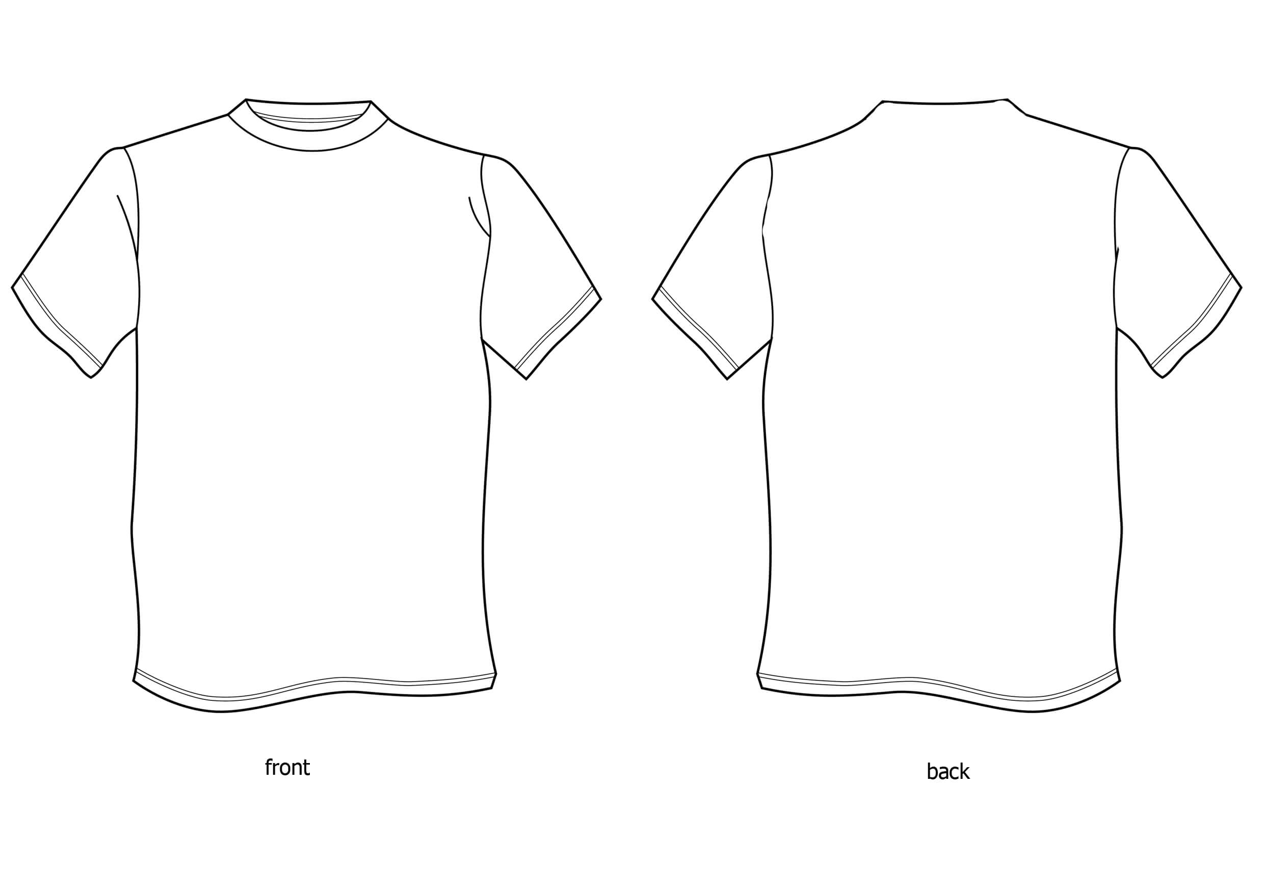 Free Tshirt Template, Download Free Clip Art, Free Clip Art Regarding Blank Tshirt Template Printable