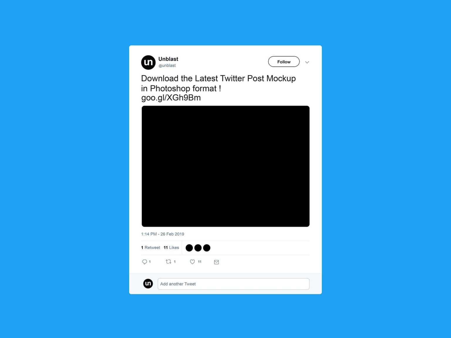 free-twitter-post-mockup-2019-for-blank-twitter-profile-template