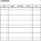 Free Weekly Schedule Templates For Word – 18 Templates Within Work Plan Template Word
