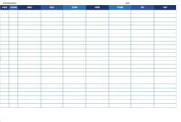Free Work Schedule Templates For Word And Excel |Smartsheet throughout Blank Monthly Work Schedule Template