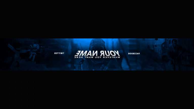 Youtube Banner Template Gimp