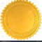 Golden Award Medal Blank Seal Luxury Stock Illustration 77350795 Intended For Blank Seal Template