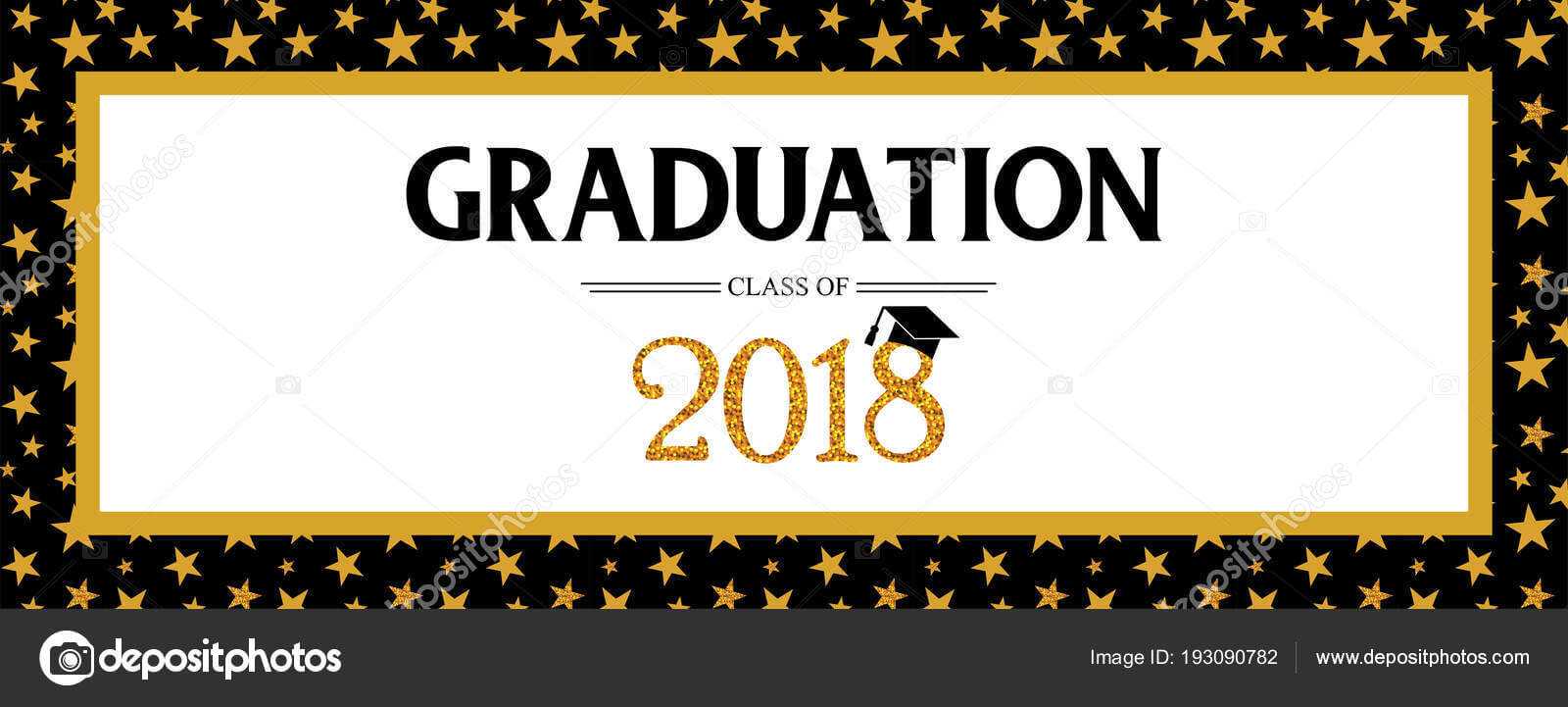 Graduation Banner Template | Graduation Class Of 2018 In Graduation Banner Template