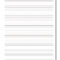 Handwriting Paper For Blank Four Square Writing Template
