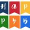 Happy Birthday Banner Free Printable – Paper Trail Design In Free Printable Happy Birthday Banner Templates