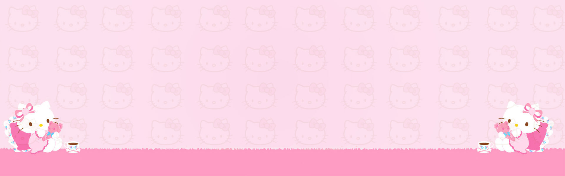 Hello Kitty Poster, Hello, Kitty, Pink Background Image For Throughout Hello Kitty Banner Template