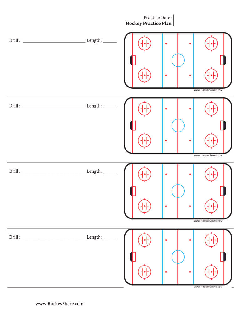 Hockey Practice Sheeyts – Fill Online, Printable, Fillable Regarding Blank Hockey Practice Plan Template