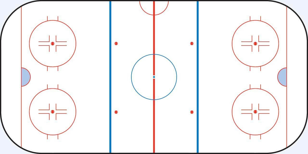 Hockey Rink Drawing At Getdrawings Free For Personal Within Blank