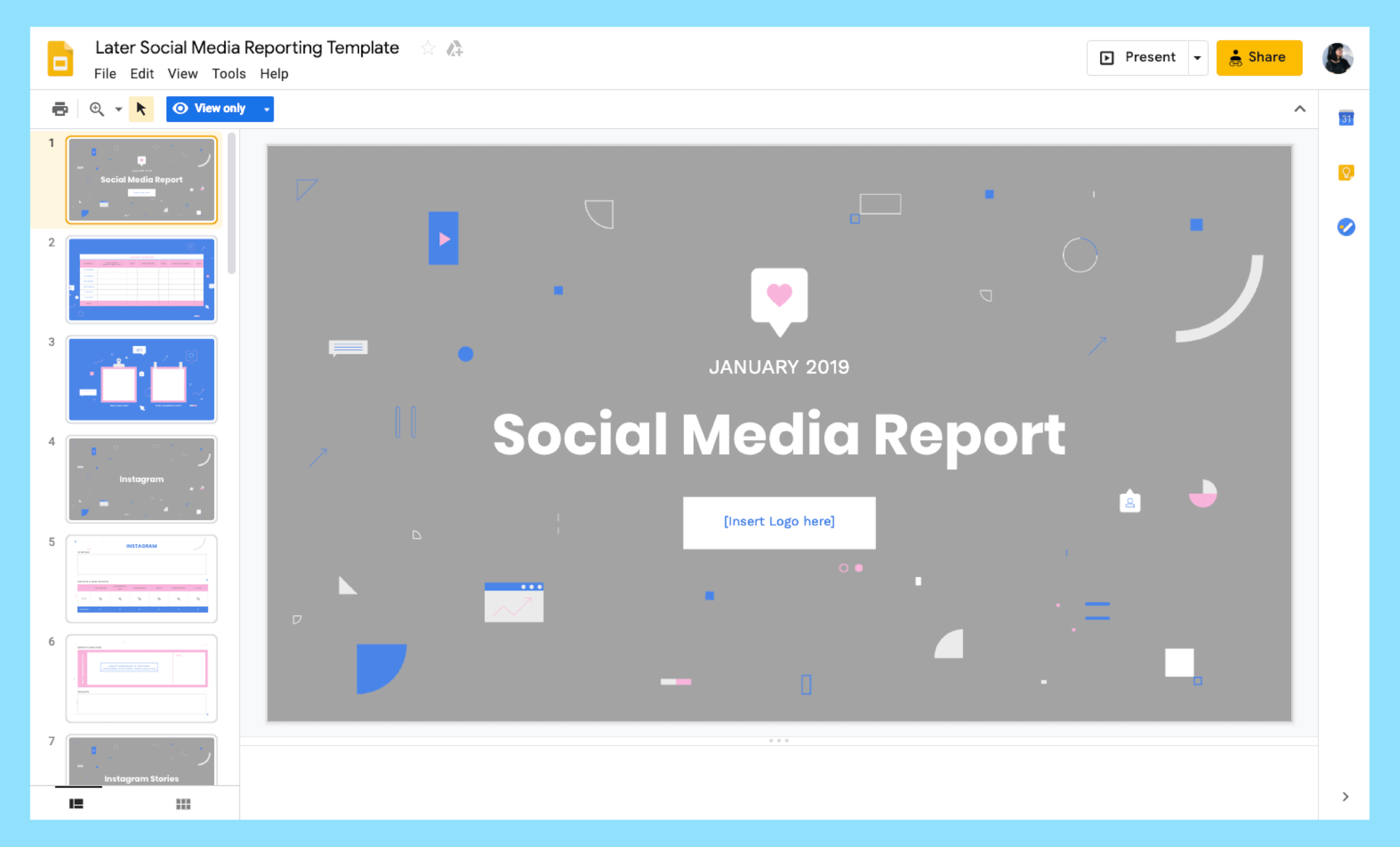 How To Build A Monthly Social Media Report Regarding Social Media Marketing Report Template