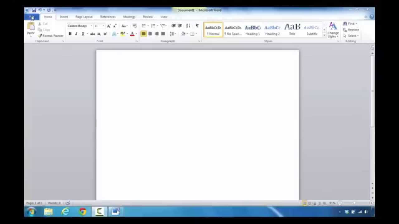 How To Find And Create Resume Template In Microsoft Word Inside How To Use Templates In Word 2010