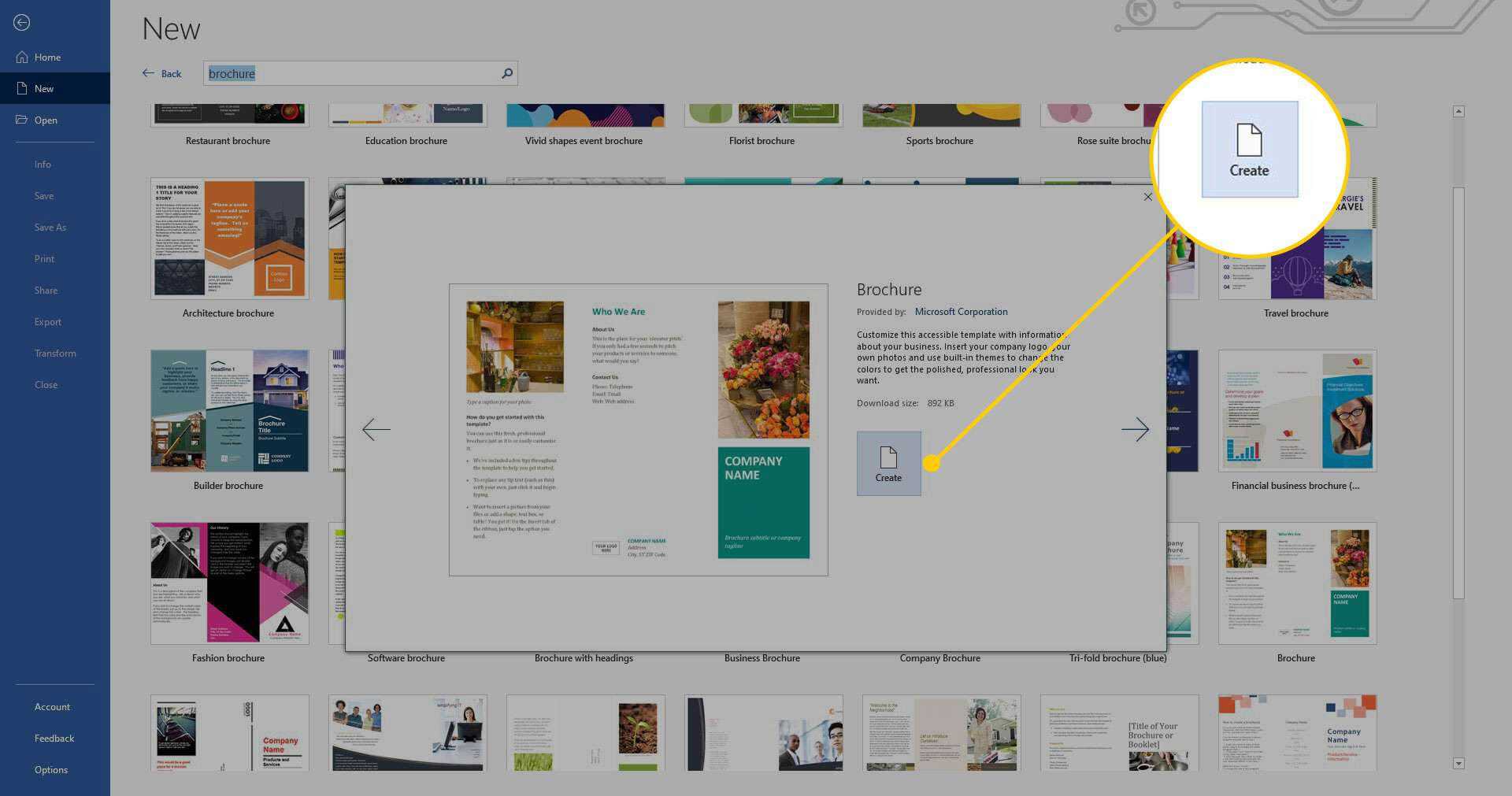 How To Make A Brochure On Microsoft Word Intended For Microsoft Word Pamphlet Template