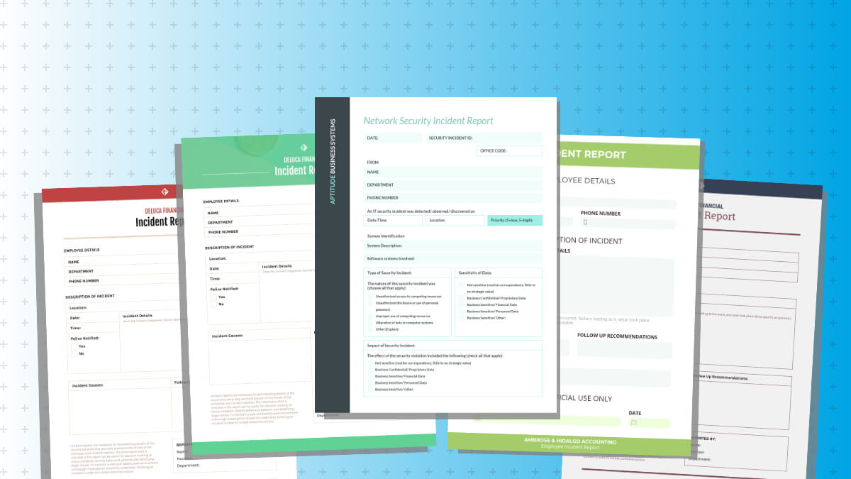 How To Write An Effective Incident Report [Examples + With Incident Summary Report Template