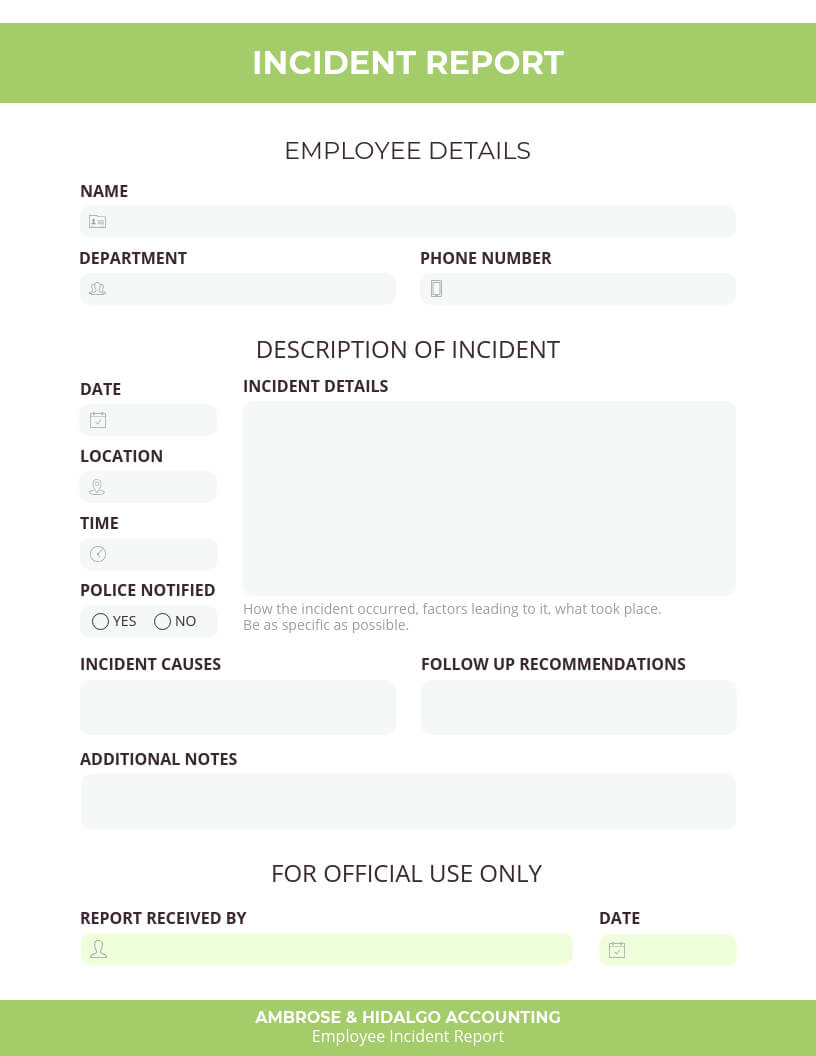 How To Write An Effective Incident Report [Examples + With Serious Incident Report Template