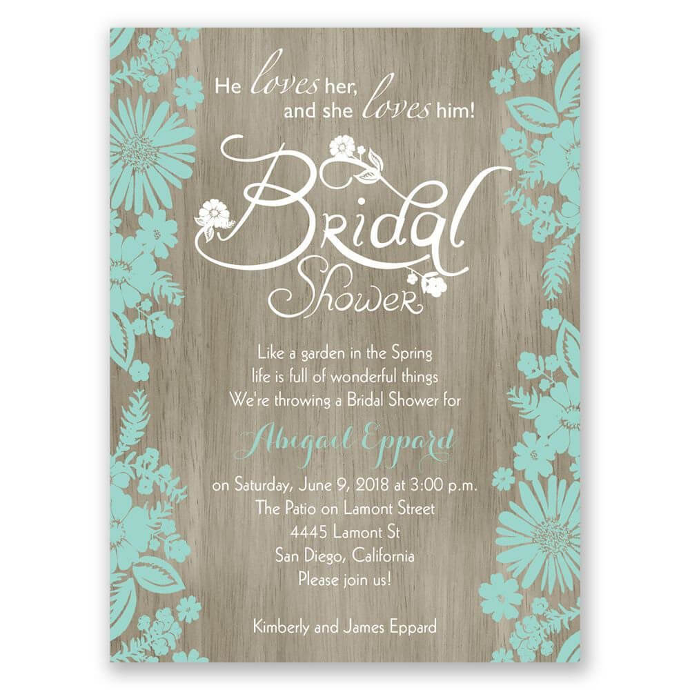 Inexpensive Bridal Shower Invitations : Bridal Shower In Blank Templates For Invitations
