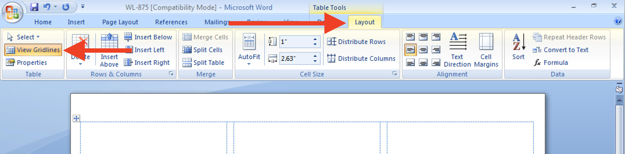 Insert And Resize Images/text Into Label Cells In A Word Pertaining To How To Insert Template In Word