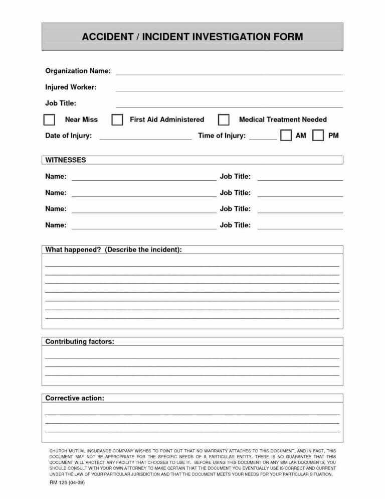 Incident Report Template Itil
