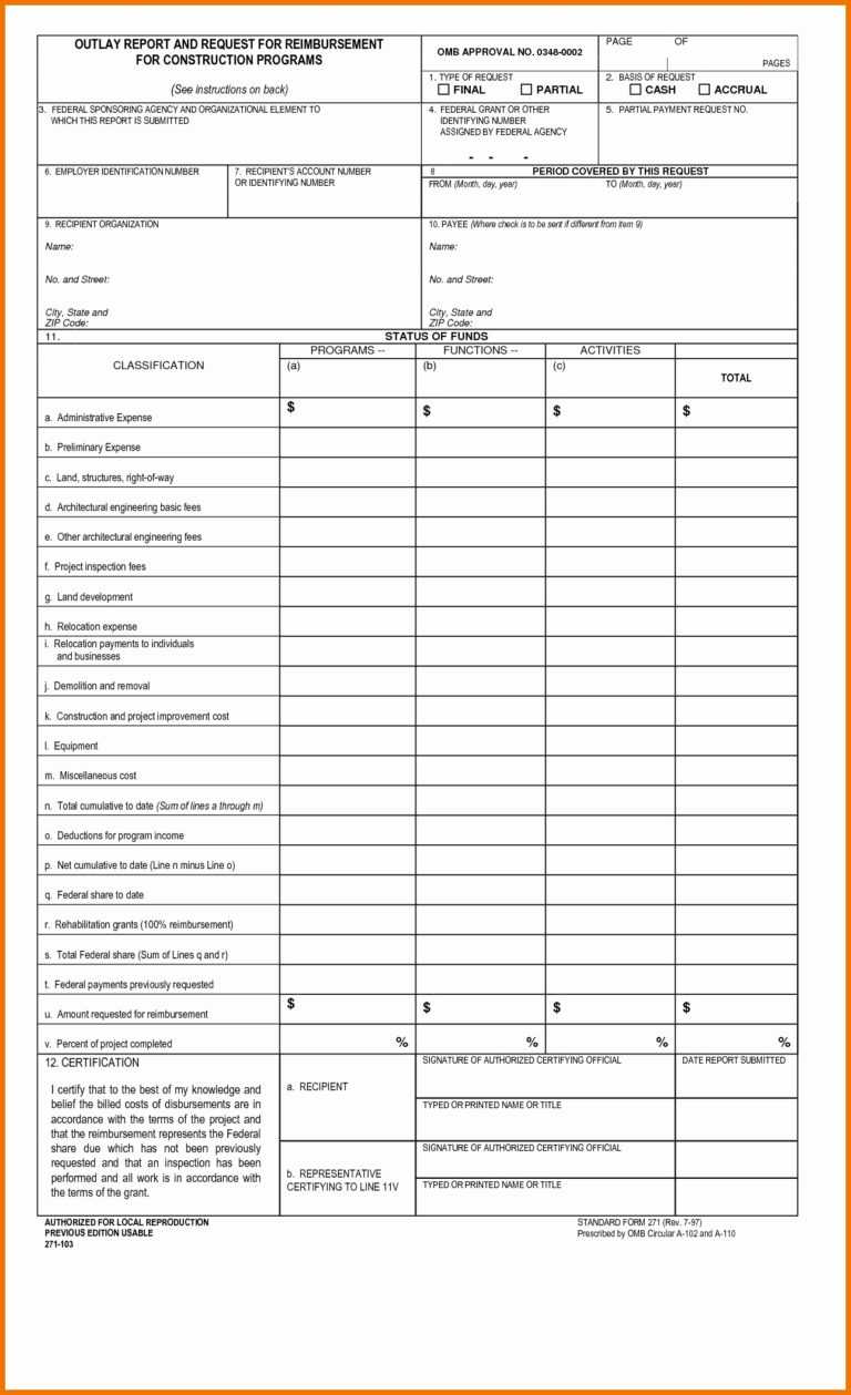 Job Cost Statement