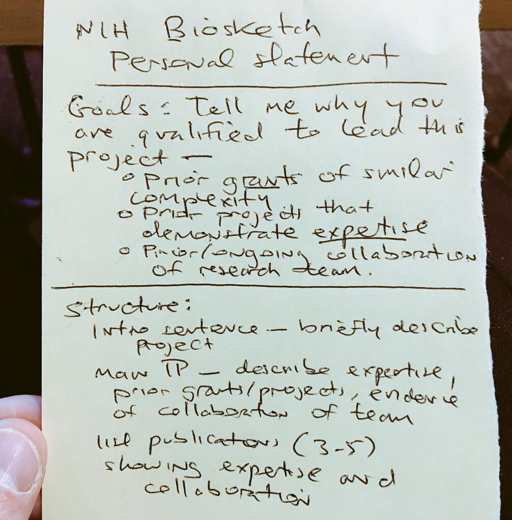 Justin B. Dimick On Twitter: "by Request (@htubbscooley Rn Regarding Nih Biosketch Template Word