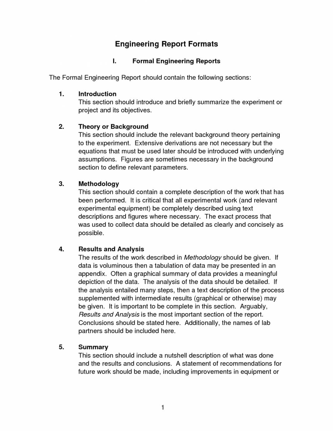 Lab Report Uction Sample Example Chemistry Template For Engineering Lab Report Template