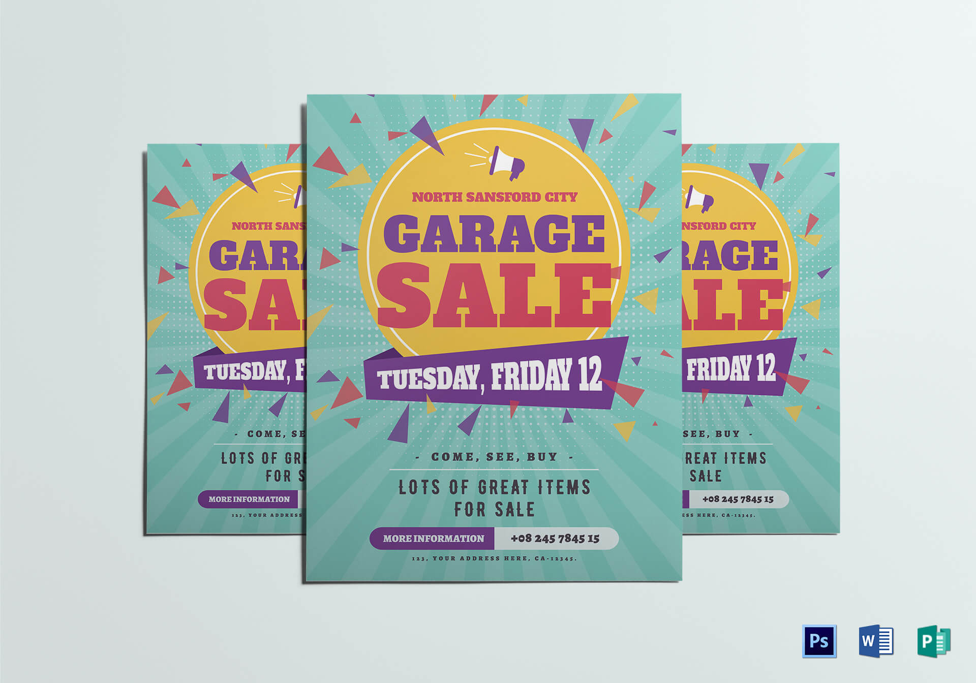 Large Garage Sale Flyer Template Within Yard Sale Flyer Template Word