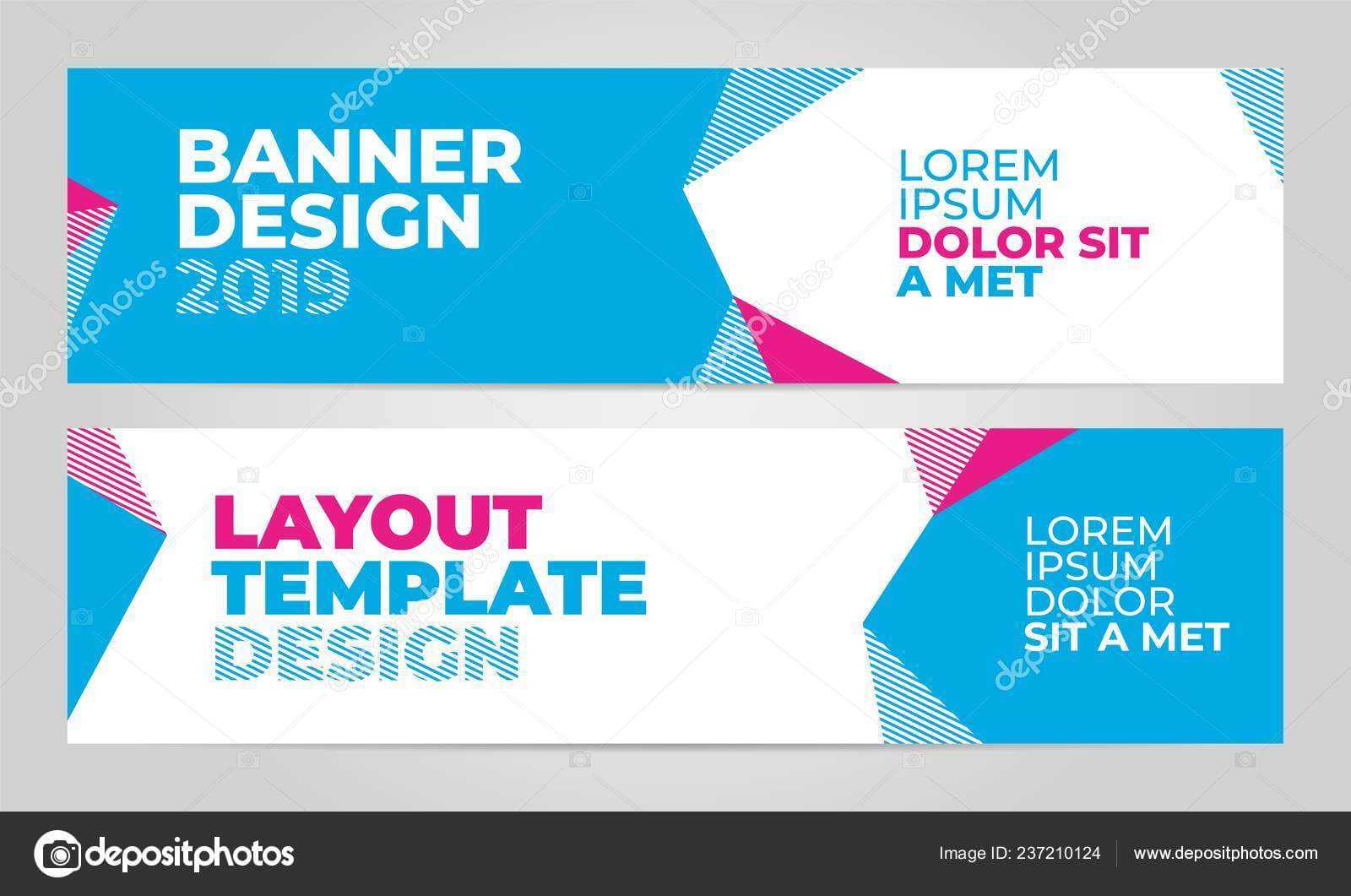 Layout Banner Template Design For Winter Sport Event 2019 Within Event Banner Template