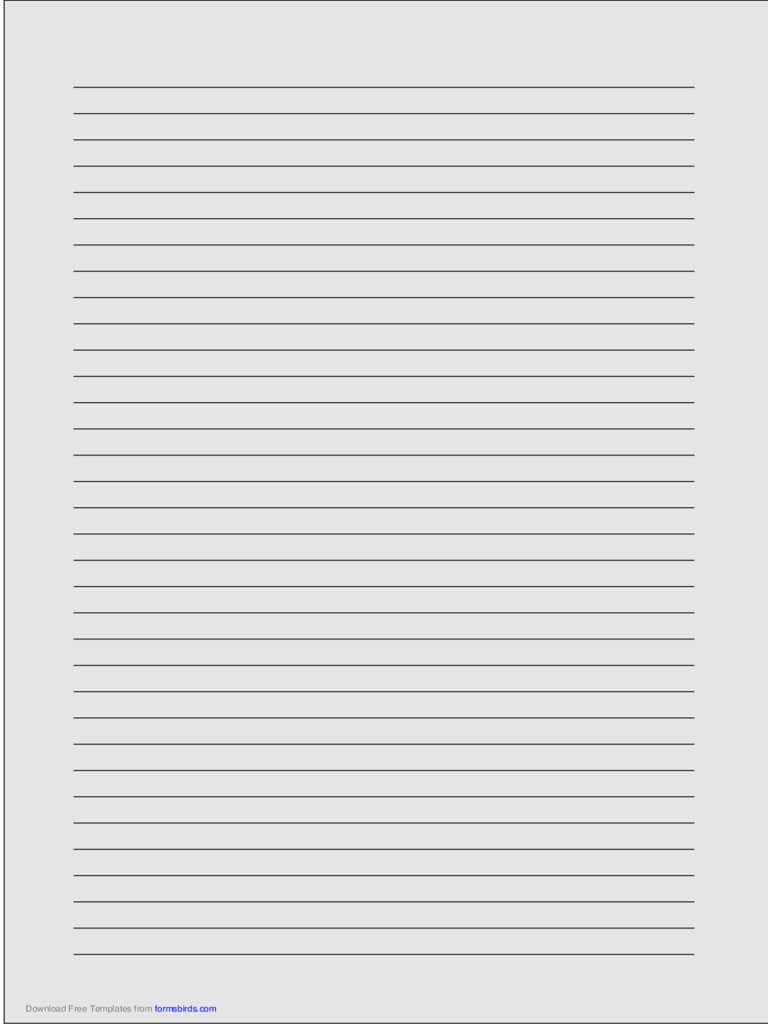 Lined Paper – 320 Free Templates In Pdf, Word, Excel Download Regarding Ruled Paper Template Word