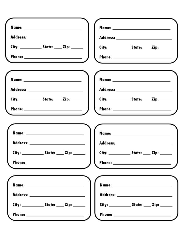 Luggage Tag Template – 1 Free Templates In Pdf, Word, Excel Regarding Luggage Tag Template Word