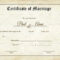 Marriage Certificate Template Keepsake Wedding Sample South With Blank Marriage Certificate Template