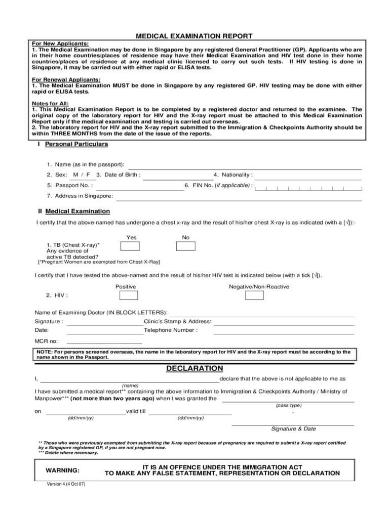 Medical Report Form – 2 Free Templates In Pdf, Word, Excel Pertaining To Medical Report Template Free Downloads