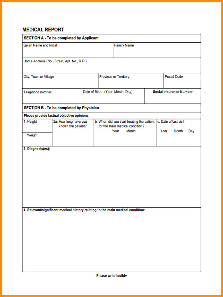 Medical Report Format Pdf Download Doctor Sample Example Within Medical Report Template Doc
